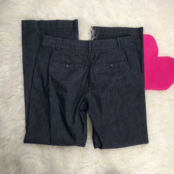 @ Loft sz 6 Julie Blue Pants Straight Leg - Picture 5 of 7